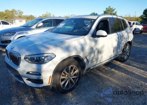 2018 BMW X3 xDrive30I z USA, uszkodzony, nr VIN 5UXTR9C55JLC69529